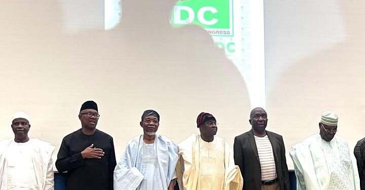 ADC chieftains during a party meeting