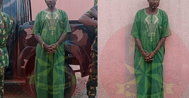Arrested Kidnap Kingpin, Alhaji Abubakar Bawa