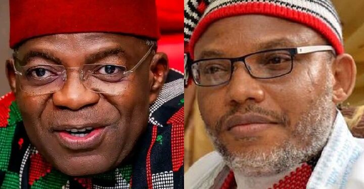 Governor of Abia State, Dr. Alex Otti | IPOB leader Mazi Nnamdi Kanu