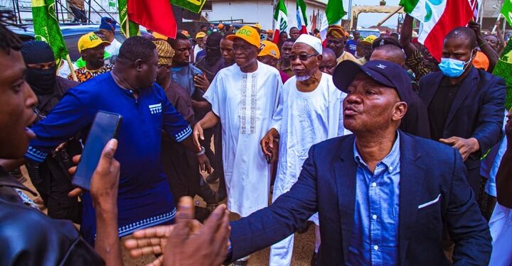Ex-Interior Minister Ogbeni Rauf Aregbesola supporters in Osun State