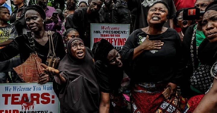 Benue women protest incessant killings by terrorists