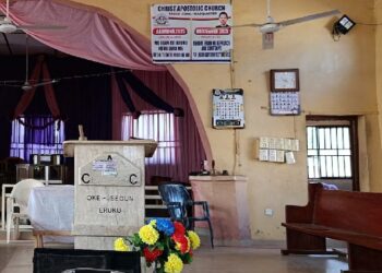 Christ Apostolic Church in Eruku, Ekiti Local Government Area of Kwara State, where the raid took place
