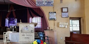 Christ Apostolic Church in Eruku, Ekiti Local Government Area of Kwara State, where the raid took place