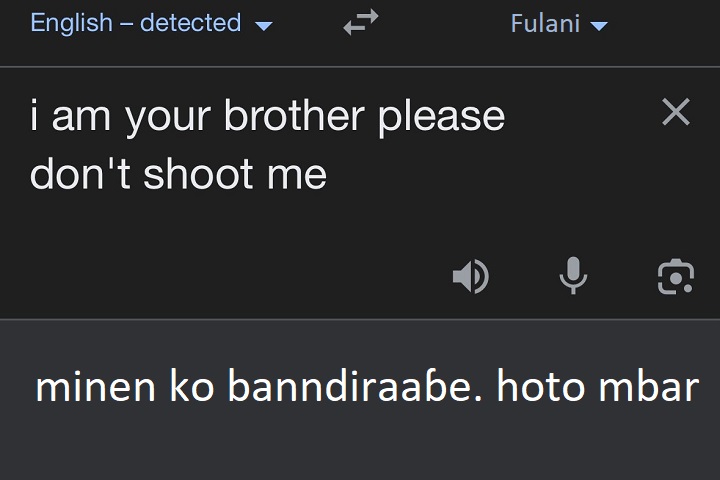 Speaking Hausa to would-be kidnappers