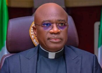 Benue State Governor, Rev. Fr. Hyacinth Alia