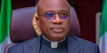 Benue State Governor, Rev. Fr. Hyacinth Alia