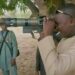 Bandit kingpin Kachalla Dan Sa’adiyya checking out one of his sophisticated weapons