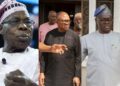 Olusegun Obasanjo, Peter Obi, and Governor Seyi Makinde met in Ibadan on Thursday, November 13, 2025