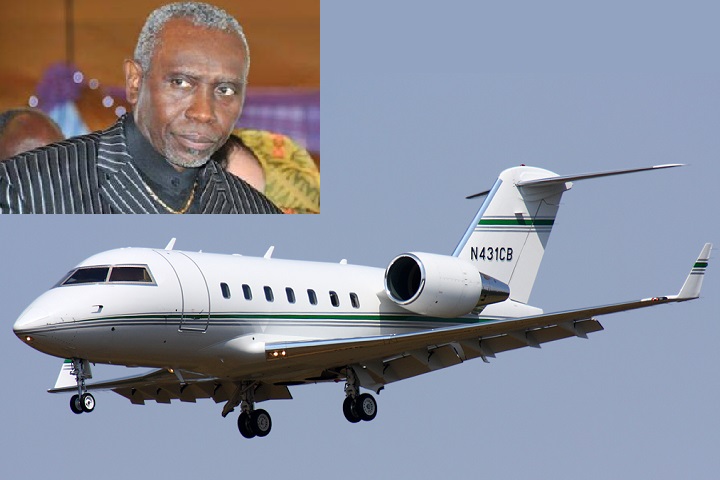 Pastor Ayo Oritsejafor and his private jet