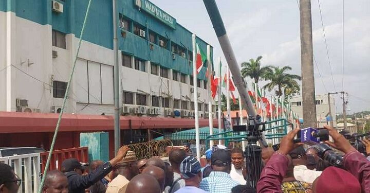 Commotion at PDP secretariat