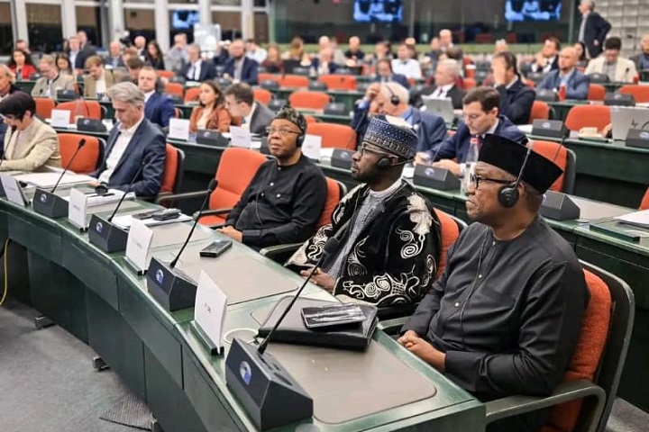 Peter Obi at European Union (EU) Parliament
