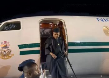 Vice President, Kashim Shettima arrives Luanda, Angola, for 7th African Union-European Union (AU-EU) Summit