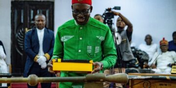 Governor Chukwuma Charles Soludo presenting the 2026 budget, November 25, 2025