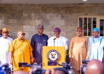 South West Governors of all six states—Lagos, Ogun, Oyo, Osun, Ondo, and Ekiti