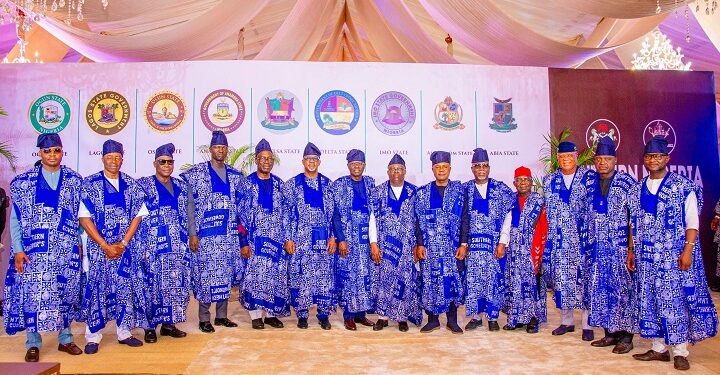 Governors and traditional rulers from Southern Nigeria