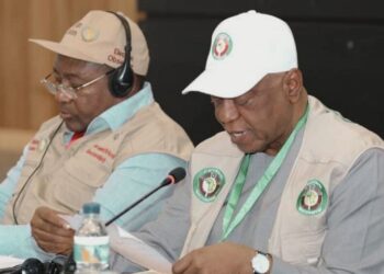 Ghana’s former High Commissioner to Nigeria and ECOWAS, Ambassador Baba Kamara, and Mozambique’s former President Filipe Jacinto Nyusi