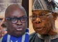 Former President Olusegun Obasanjo versus former Ekiti State Governor, Ayodele Fayose
