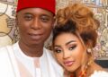 Senator Ned Nwoko with Nollywood actress Regina Daniels
