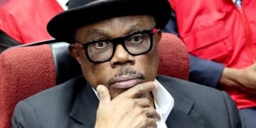 Former Governor of Anambra State, Willie Obiano, during his arraignment in court in Abuja