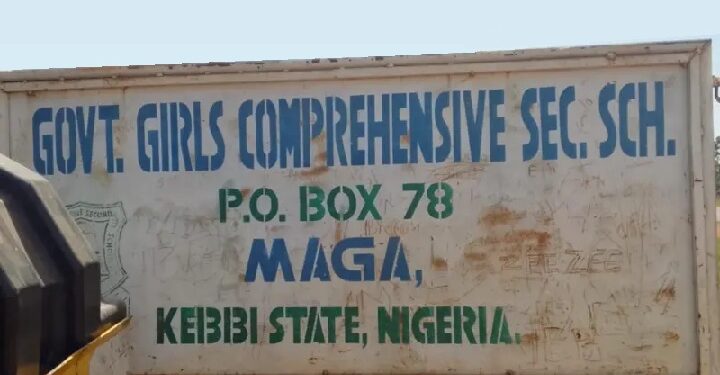 Government Girls Comprehensive Secondary School, Maga, Kebbi State, where 25 students were abducted