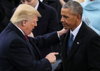 President Donald Trump versus President Barack Obama