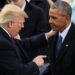 President Donald Trump versus President Barack Obama
