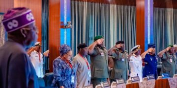 President Bola Ahmed Tinubu flags off 2025 Armed Forces Remembrance Day emblem