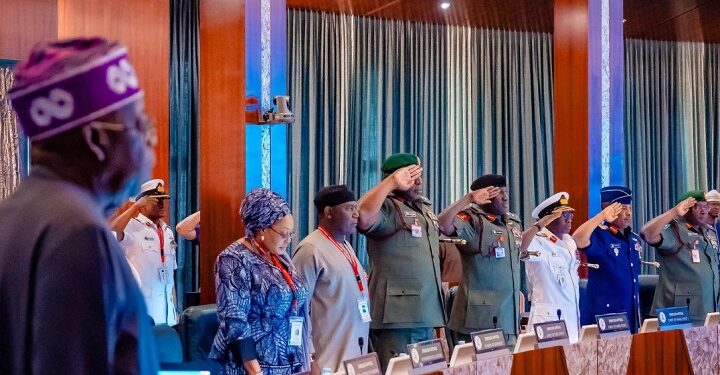 President Bola Ahmed Tinubu flags off 2025 Armed Forces Remembrance Day emblem