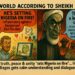 In this cartoon, American citizen, Mike Arnold depicts Islamic cleric Sheikh Ahmad Gumi's protective interest for terrorists