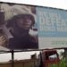 "We will defeat Boko Haram" signpost in Borno State