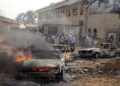 A Catholic Church bombed by Islamic terrorists in Nigeria