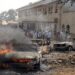 A Catholic Church bombed by Islamic terrorists in Nigeria