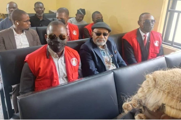 Former Minister of Labour and Productivity, Dr. Chris Ngige, in court, December 12, 2025