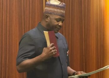 Ex-Chief of Defence Staff, General Christopher Gwabin Musa (Retired) sworn in as Minister of Defence