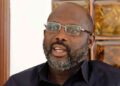 Former Liberian President George Weah