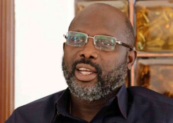 Former Liberian President George Weah
