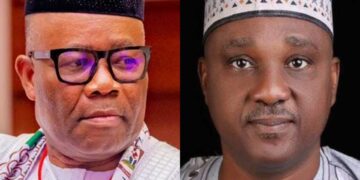 President of the Senate, Godswill Akpabio, Speaker of the House of Representatives, Tajudeen Abass