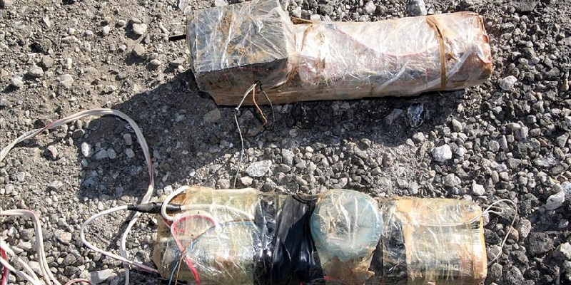 A typical Improvised Explosive Device (IED)
