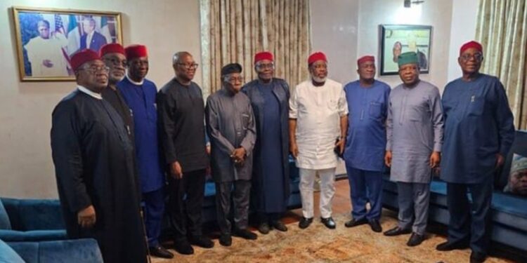 Peter Obi and a host of ADC stalwarts