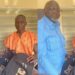 International human rights lawyer Emmanuel Ogebe receives prisoner-made gift schoolbags from death row inmate Sunday Jackson for his daughters’ Christmas