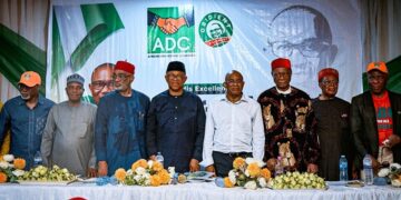 Peter Obi with ADC chieftains