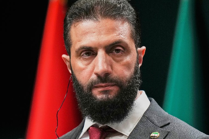 Syria's president Ahmad al-Sharaa