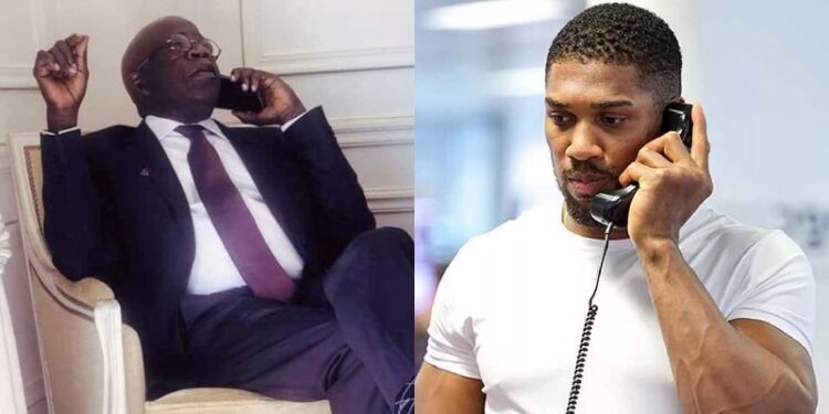 Tinubu Calls Anthony Joshua, Mother After Tragic Accident