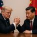Chinese President Xi Jinping locked in arm wrestling with United States President Donald Trump