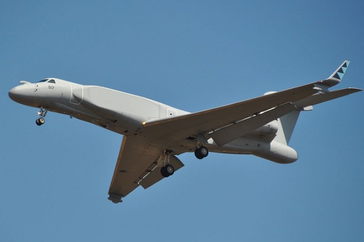 Gulfstream G550 modified for Intelligence, Surveillance, and Reconnaissance (ISR) missions against terrorists