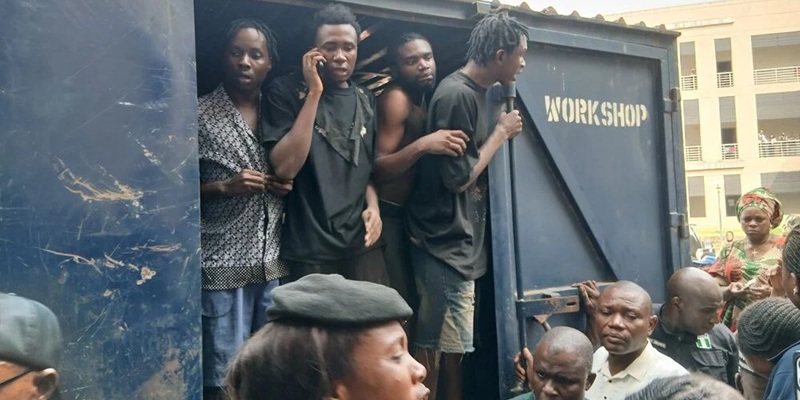 Arrested 52 students of Ambrose Alli University (AAU) in Ekpoma, Edo State
