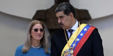 President Nicolás Maduro of Venezuela and his wife, Cilia Flores, captured by U.S. forces
