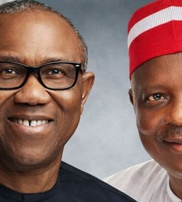 Projected Peter Obi | Rabiu Musa Kwankwaso joint presidential ticket