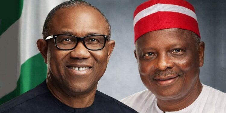 Projected Peter Obi | Rabiu Musa Kwankwaso joint presidential ticket