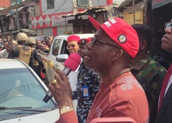 Governor Chukwuma Charles Soludo announced the closure of Onitsha Main Market for one week